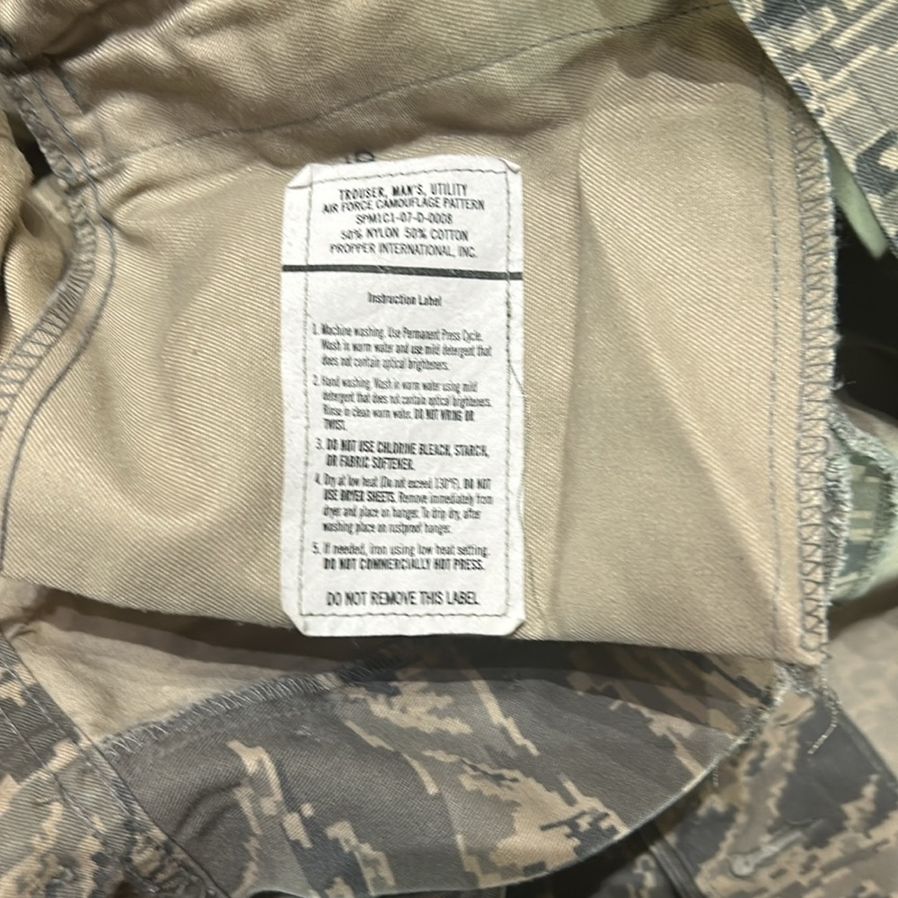 Military camo Air Force, cargo pants. DSCP - Picture 12 of 13
